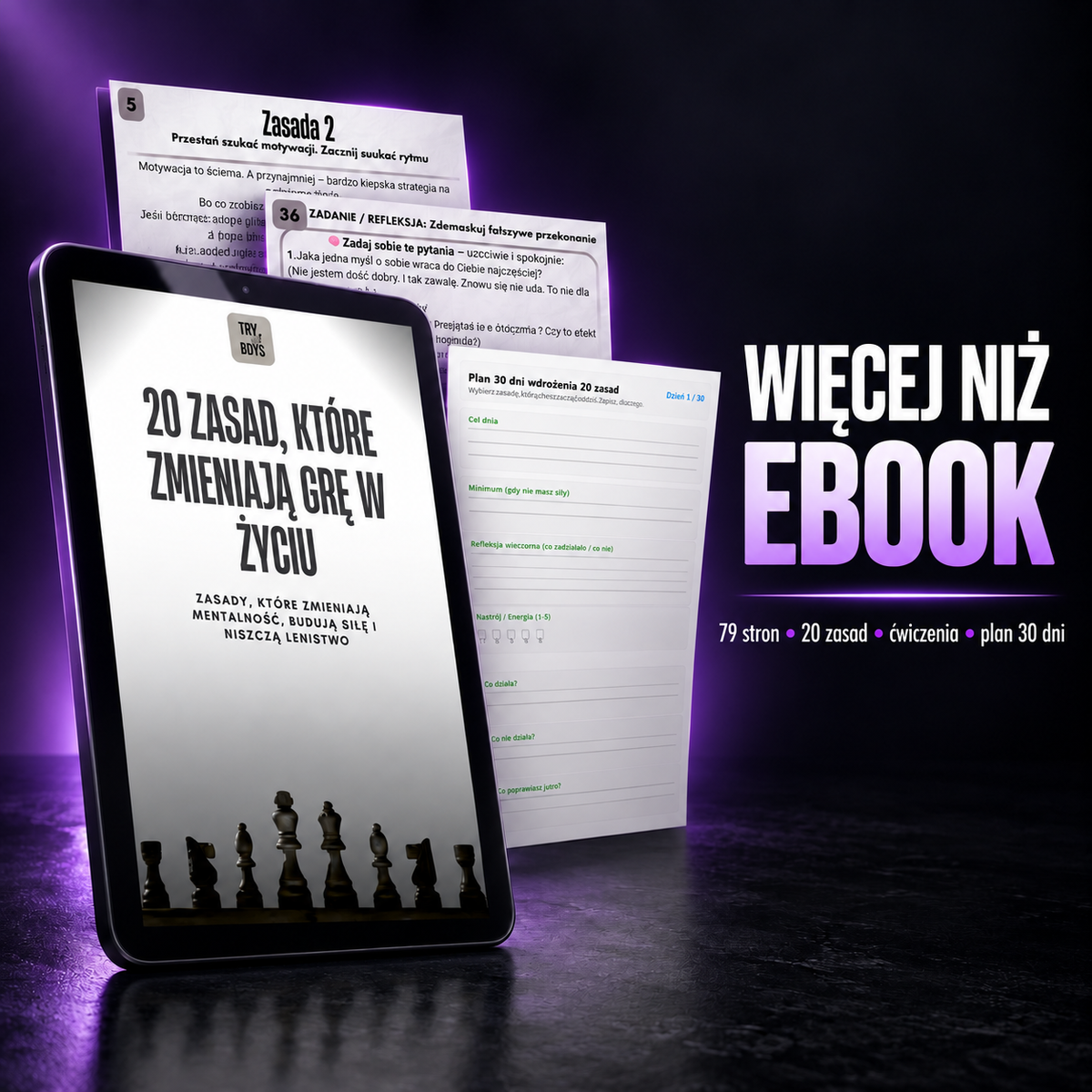 E-book "20 zasad, które zmieniają grę w życiu"