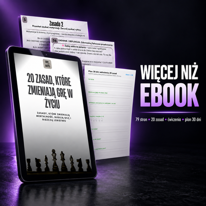 E-book "20 zasad, które zmieniają grę w życiu"