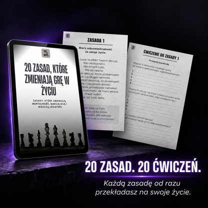 E-book "20 zasad, które zmieniają grę w życiu"