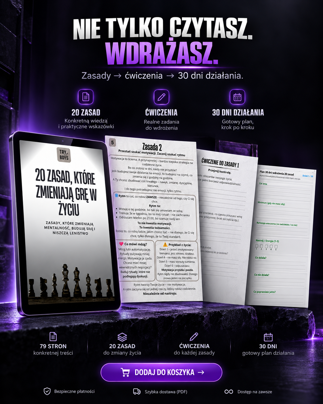 E-book "20 zasad, które zmieniają grę w życiu"